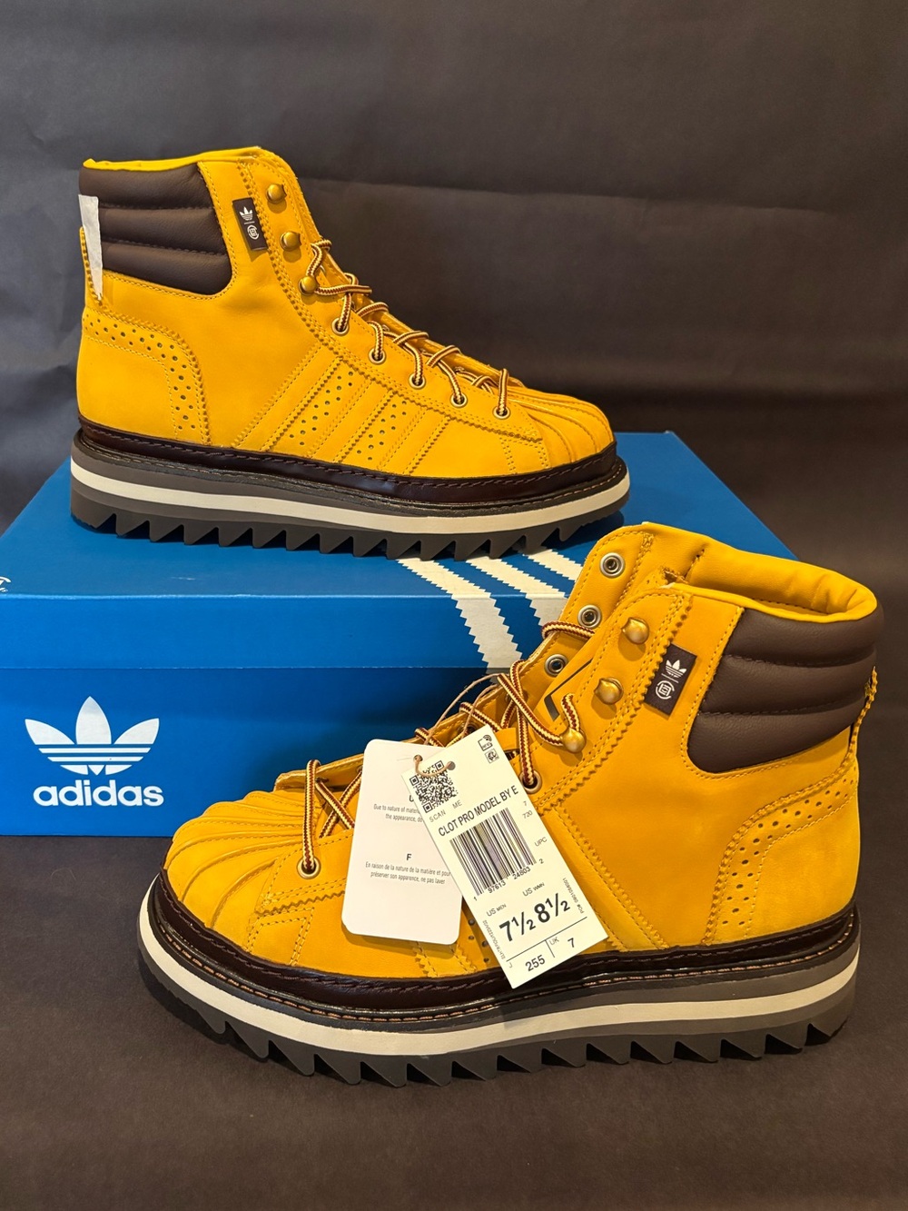 Adidas X CLOTH PRO MODEL Unisex Hiking Boots Men 7.5/Wmn 8.5